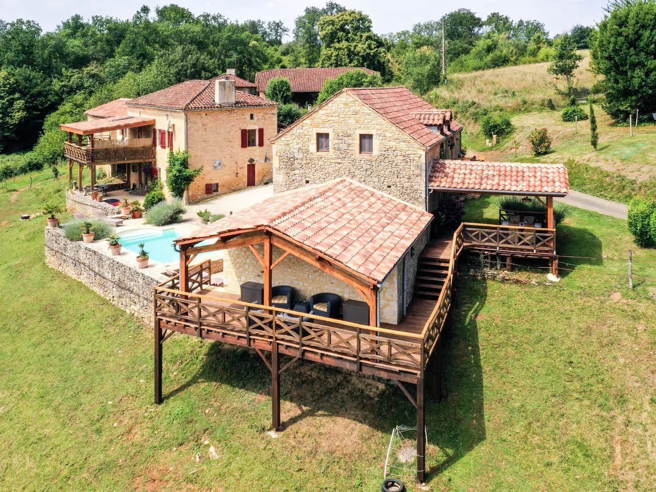 Maison de campagne avec vue et piscine privée 3