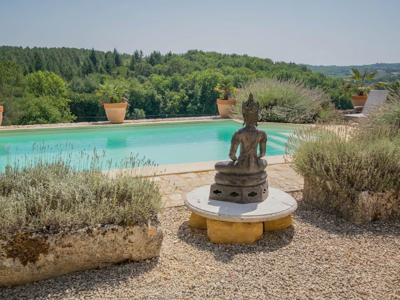 Maison de campagne avec vue et piscine privée