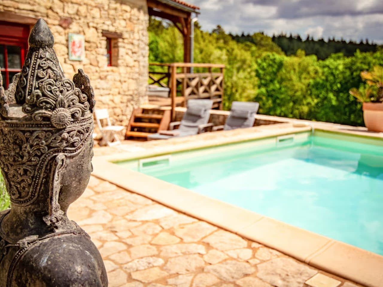Maison de campagne avec vue et piscine privée 5