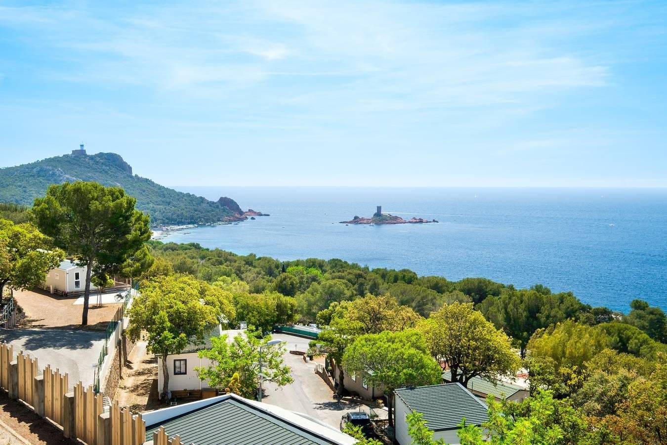 Mobilhome Baia avec vue sur la mer, terrasse privée et Wi-Fi