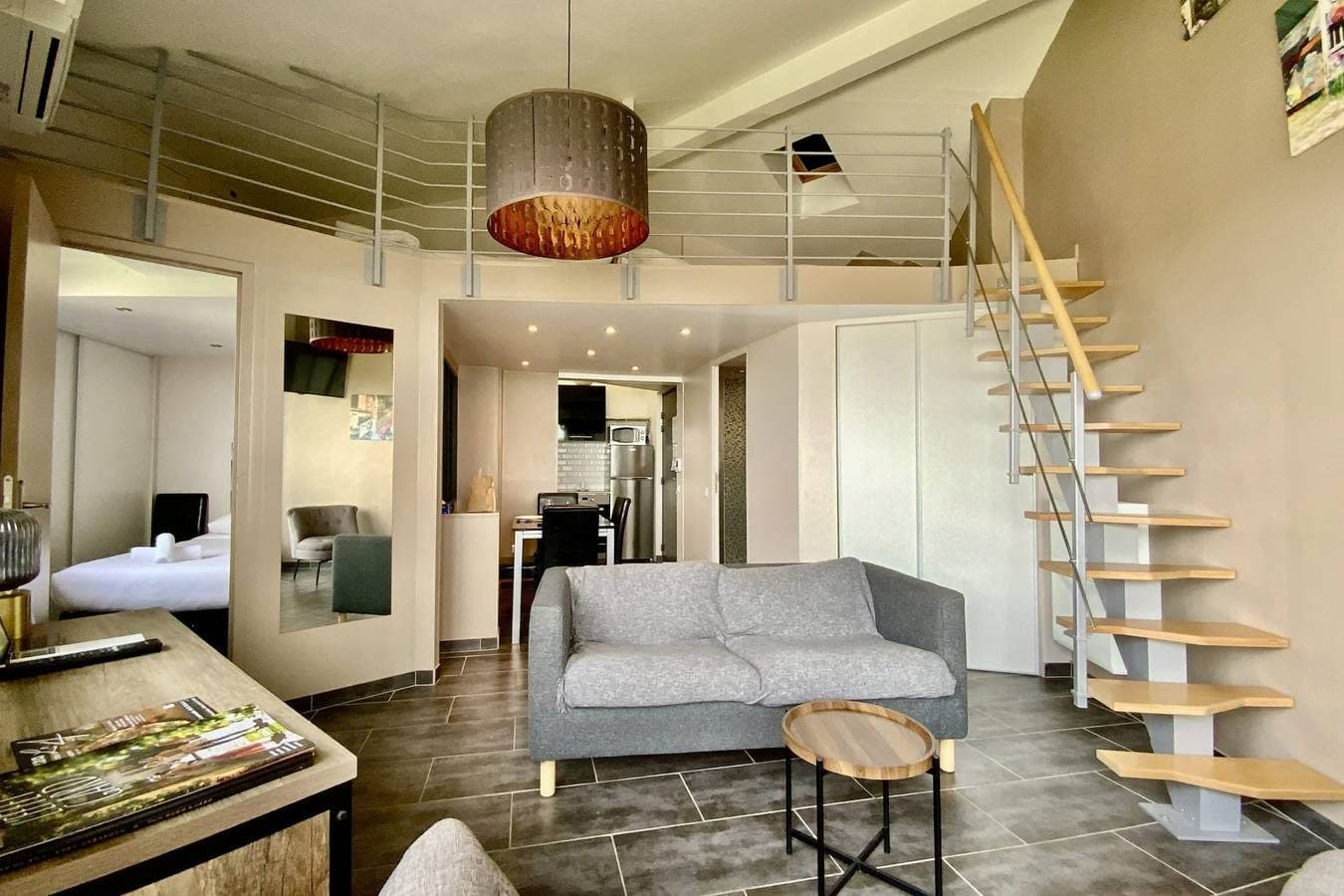 Tranquillité bleue 1* appartement vue mer en duplex 1 chambre 1 mezzanine