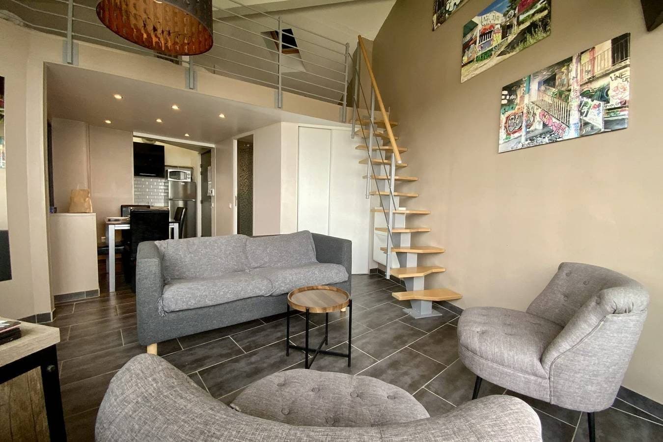 Tranquillité bleue 1* appartement vue mer en duplex 1 chambre 1 mezzanine 5