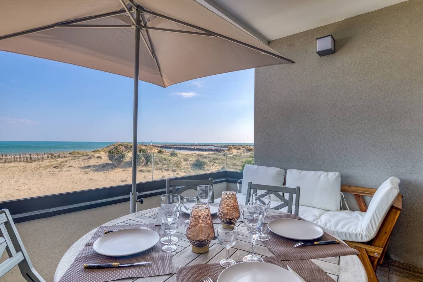Appartement avec vue sur mer, terrasse privée et climatisation 5